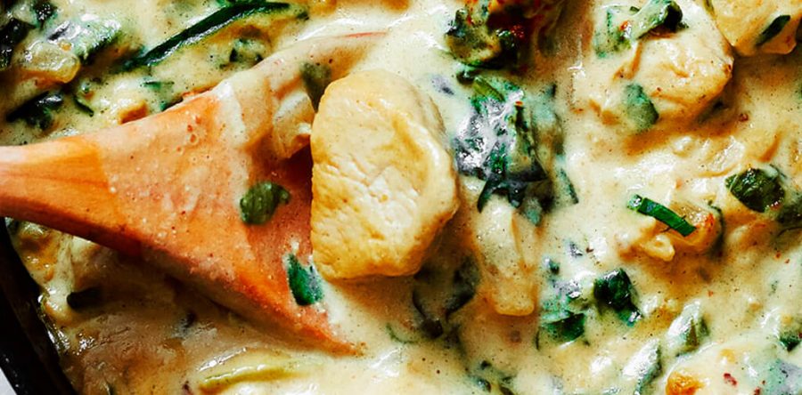 Chicken in creamy sauce